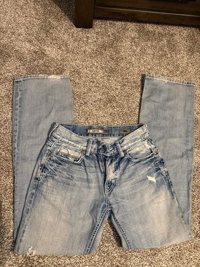 Justin men's light blue bootcut jeans